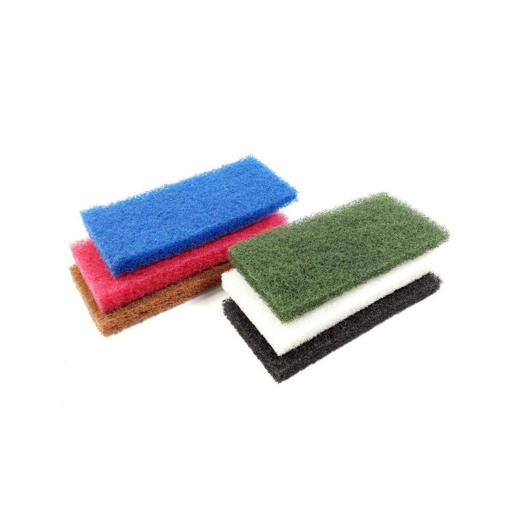 Scouring pad square with yellow foam Novosan